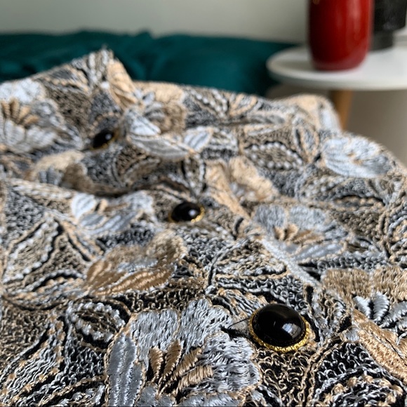 Vintage Embroidered Skirt Suit Set by Hirose - Picture 6 of 11